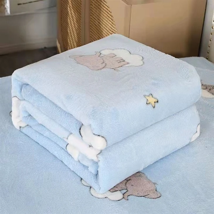 Coral Polar Fleece Thick Throw Blanket