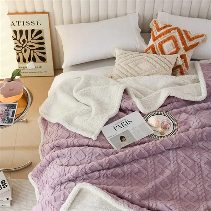 sherpa fleece blanket
