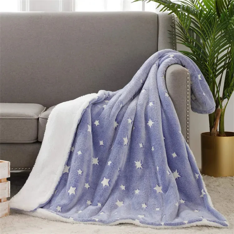 चमकदार शेरपा कंबल