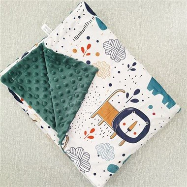 एनिमल प्रिंट बेबी कंबल