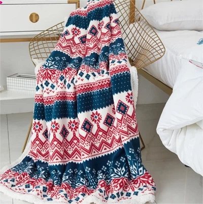 डबल लेयर क्रिसमस कंबल