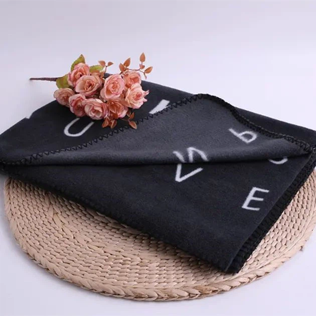 Customized 	Solid Polar Fleece Blanket