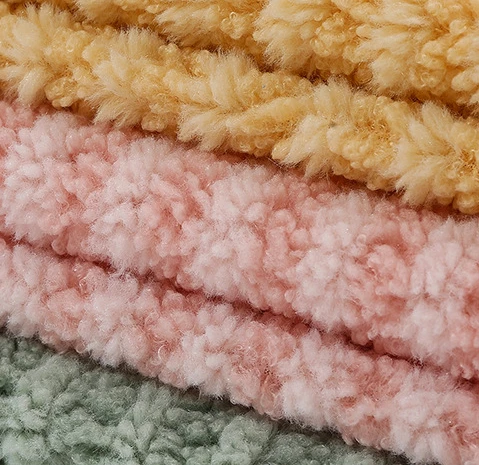 Striped Sherpa Fabric For Toys