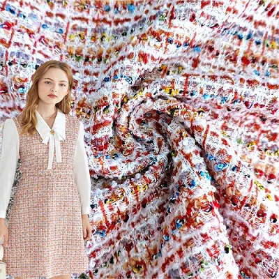 सर्दियों के सूट के लिए ब्रोकेड फैब्रिक