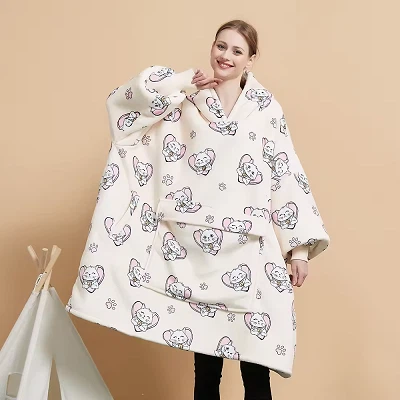 Wearable Hooded Blanket