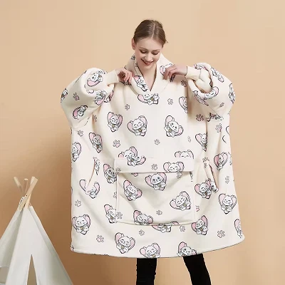 Wearable Hooded Blanket