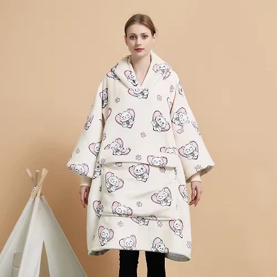 Wearable Hooded Blanket